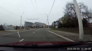 Xiaomi Yi Car WiFi DVR ► тест видеорегистратора в городе, пасмурно - 1080p/60fps