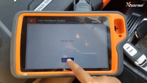 Audi A4 2013 AKL key programming done by Xhorse VVDI Key Tool Plus