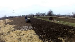 ФРЕЗЕРОВКА ОГОРОДА 2021. тяжёлым мотоблок.