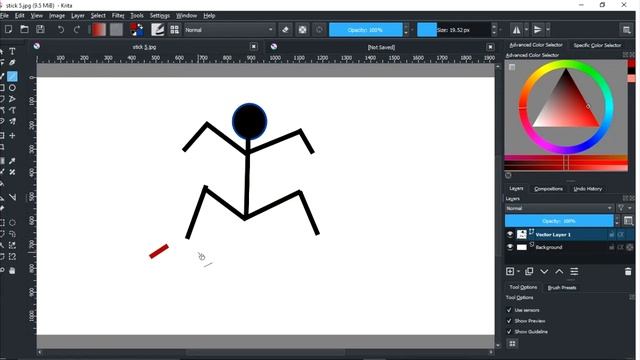 Vector Animation in Krita
