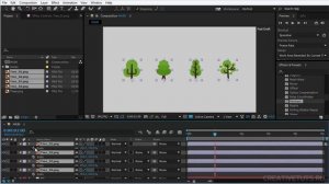 Анимация появления объектов в After Effects (Animation appearance of objects in After Effects)