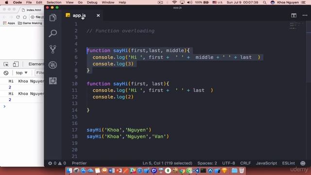23   Function overloading là gì