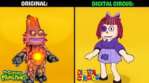 Monsters Costumes: Digital Circus VS My Singing Monsters! Kayne, Pomni, Bubble & MORE! || MSM Wub