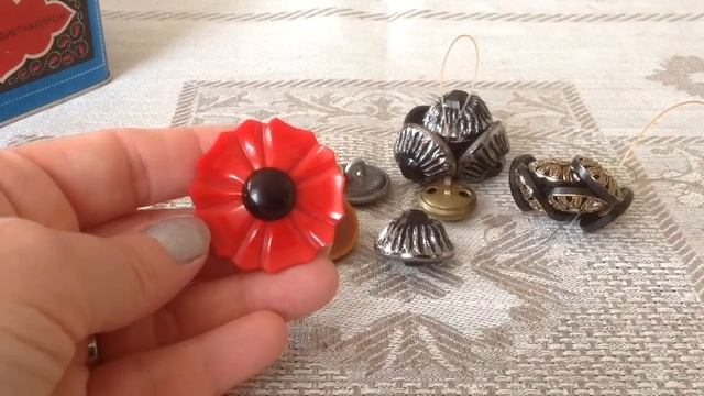 # 65. Винтажные украшения с блошиного рынка?. Винтажные пуговицы. смотреть онлайн
