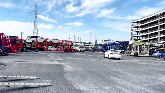 Грузим ваши автомобили на аукционе USS в Японии! Как машины доставляют в порт?