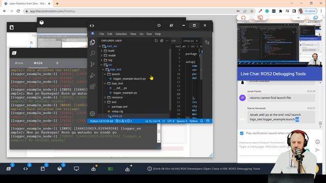 ROS2 Debugging Tools | ROS2 Developers Open Class #158 смотреть онлайн