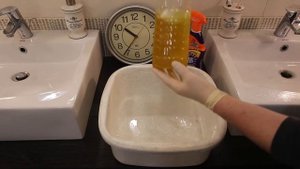 Патинирование серной печенью.