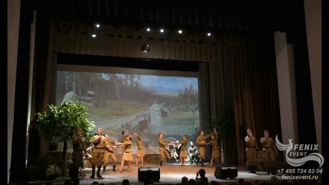 Заказать военные танцы на праздник 9 мая День Победы в Москве - шоу балет с номером Смуглянка.MP4