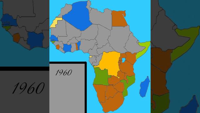 Деколонизация Африки (classic mapping)