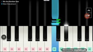 We are number one на пианино