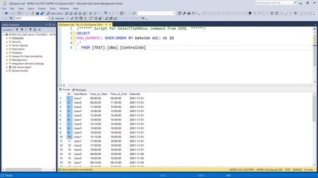 Функция ROW_NUMBER смотреть онлайн