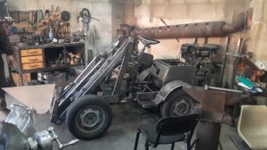 Мини погрузчик своими руками,испытания гидравлики.