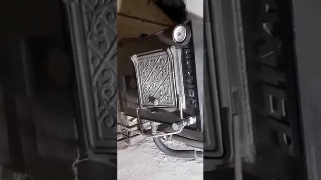 Бытовая печь "Шахтер" 10 кВт (до 100 кв.м.). Отзыв от клиента. смотреть онлайн