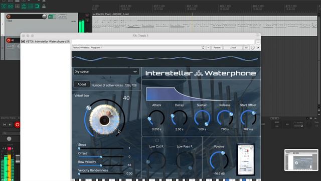 Interstellar Main Theme rendition by the Interstellar Waterphone plugin (MIDI file) смотреть онлайн