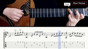 The Winner Takes It All - Fingerstyle Lesson + TAB