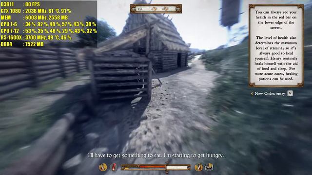 Kingdom Come Deliverance GTX 1080 OC - RYZEN 5 1600X [ Ultra / 1080P ] смотреть онлайн