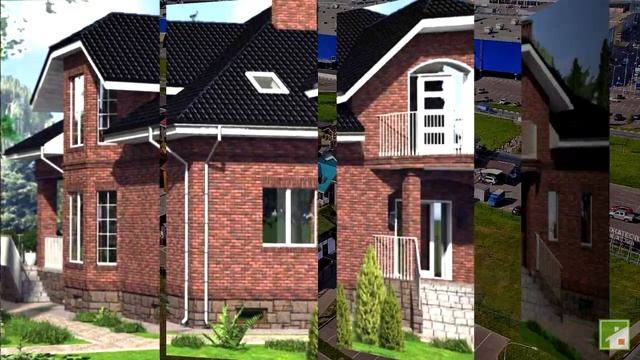 Красивые проекты домов из кирпича – цена надежности
