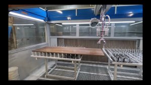 Работа с натуральным шпоном. Нанесение грунта автоматической покрасочной камерой Profi #артробот