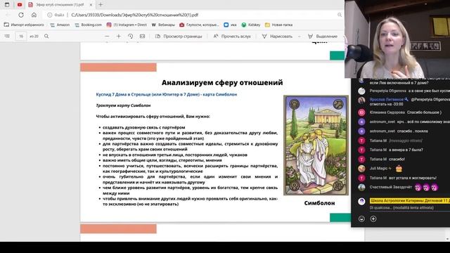 Сфера отношений на картах ?Симболон (Ольга Фадеева)