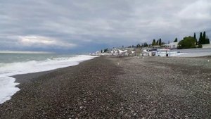 Адлер. Поселок Веселое. Черное море. 26.09.2021г.