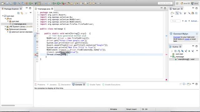 Java - Selenium Web Driver FindElement (By.Name) - (Tutorial -3 ) смотреть онлайн