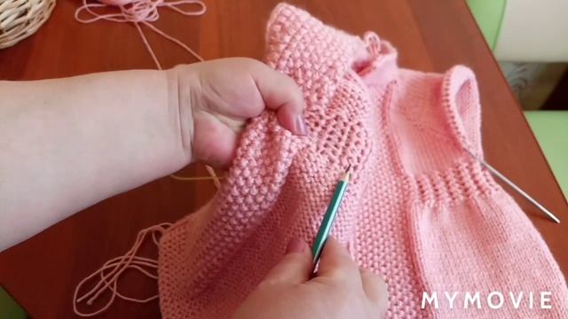 Пальто для девочки от 1.5-2 лет почти готово!!! Будет комплект. смотреть онлайн