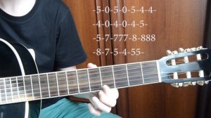 Крутые мелодии на одной струне на гитаре