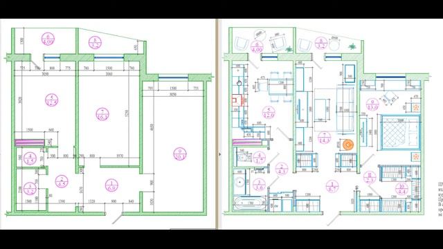 Перепланировка двухкомнатной квартиры в доме серии П-121М смотреть онлайн