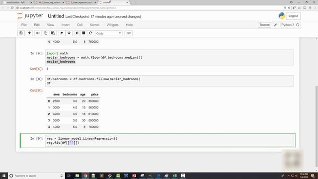Machine Learning Tutorial Python - 3: Linear Regression Multiple Variables