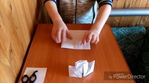 Как сделать пароход из бумаги А4