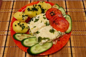 Рыба в сливочном соусе