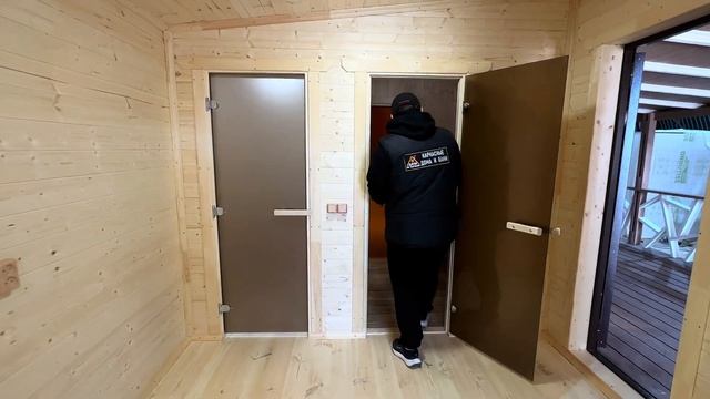 ОГРОМНАЯ БАНЯ - 42 кв.м в стиле SCANDI смотреть онлайн