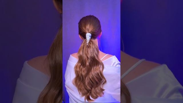 Хвост на выпускной или свадьбу / Как лучше с жемчугом или без? #hair #hairvideos #прическа #хвост