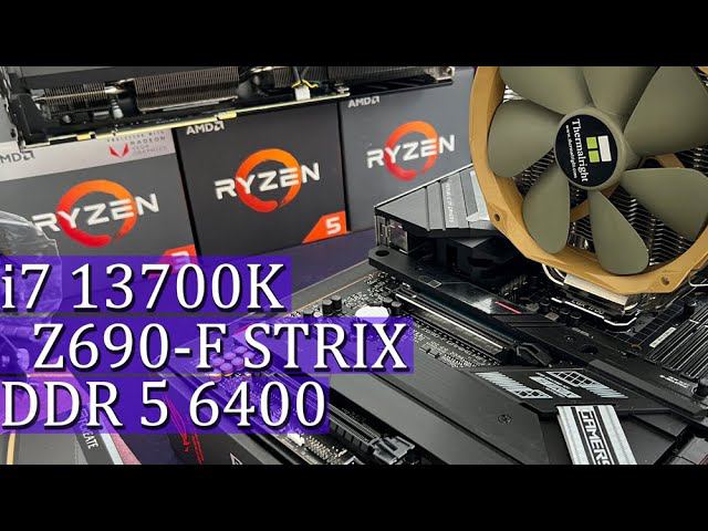 Новая сборка i7 13700K, Asus Z690-F Strix, DDR5 6400MHz Teamgroup t-create смотреть онлайн