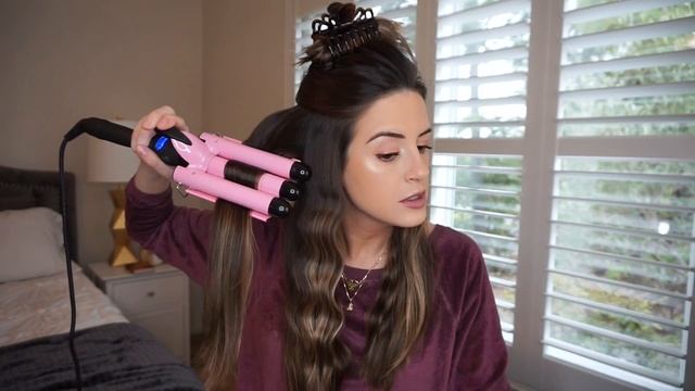 Using a Hair Waver for On-Trend Hairstyles! смотреть онлайн