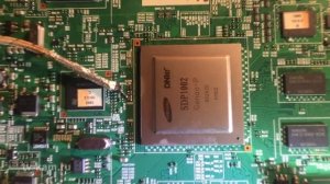 Ремонт материнской платы телевизора Samsung UE55D7000LS. Не включается.