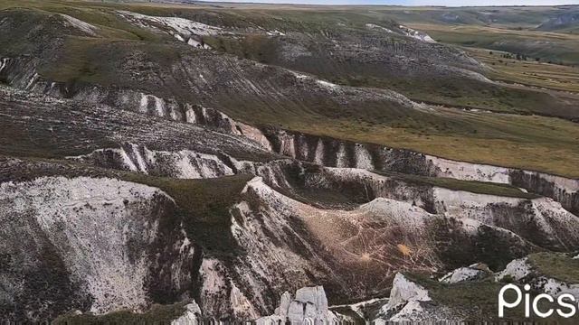 Волгоградскаяобласть.Трёхостровская. Природный парк Донской.Меловые горы.