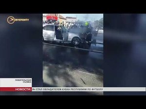 Во Владикавказе произошла авария на перекрёстке улиц Калинина и Леваневского