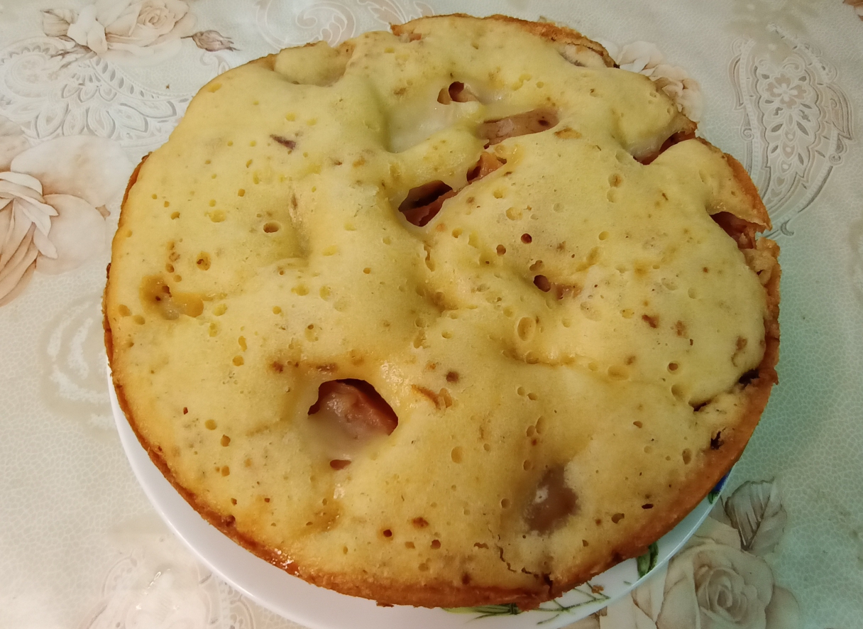 Яблочный пирог в мультиварке. Рецепт выпечки.