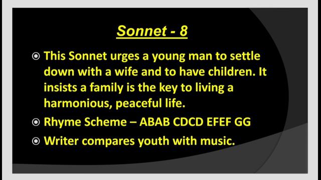 Sonnet 8 Summary In Tamil |William Shakespeare | смотреть онлайн