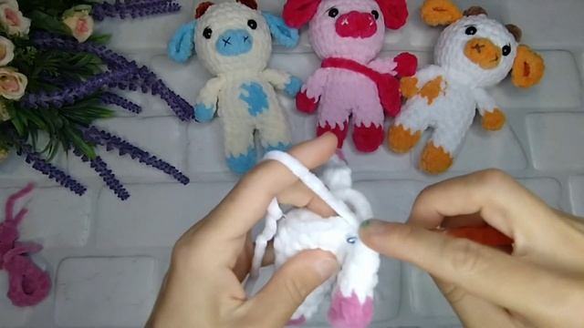 МК Коровка- Телёнок!!! Без пришивных деталей.#вязаныеигрушки #вяжуназаказ