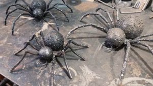 Мои пауки из металла . Spider metal.