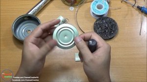 How to Make Mini Super Powerful Air Blower using Cans Fish