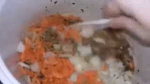 Булгур со свининой в мультиварке