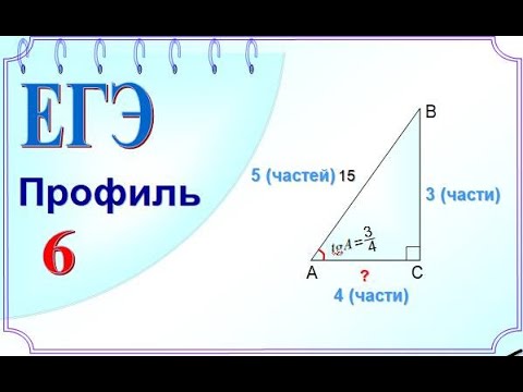 Тригонометрия в прямоугольном треугольнике