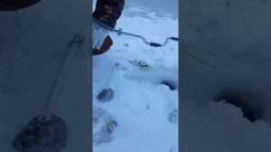 Зимняя рыбалка на реке Сок 2