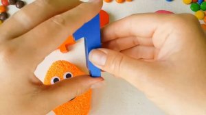 Учим цифры и цвета с пластилином Play DOH и шариковым пластилином  Для малышей. Пластилин play doh