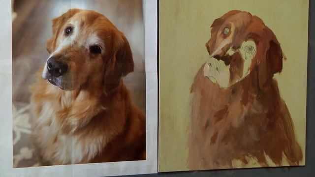 Acrylic Animal Portrait Technique Video 1 of 2 смотреть онлайн