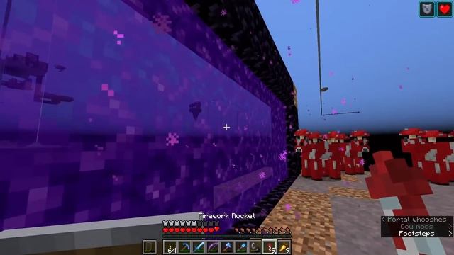 Portal-Powered Mooshroom Farm! ▫ Minecraft 1.15 Skyblock (Tutorial Let's Play) [Part 28] смотреть онлайн