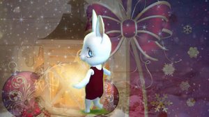 Весёлое поздравление Зайки  С Новым Годом, с новым счастьем!!!